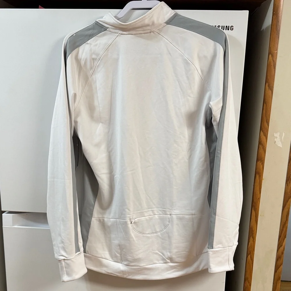 ALO Yoga Cream Zip-Up Jacket